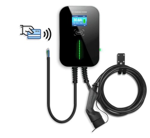 Besen wallbox elektromos autó fali töltő 22 kW (3x32A) (töltőkábellel,RFID)